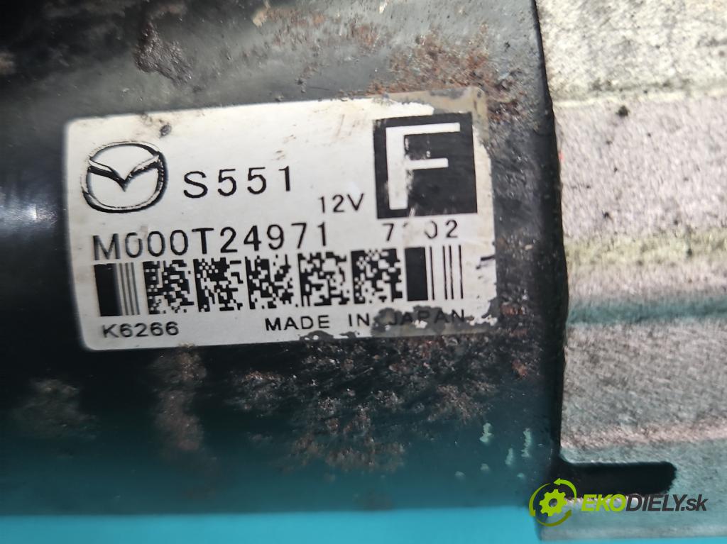 Mazda CX-3 2014-2021 1.5d 105 hp manual 77 kW 1499 cm3 5- startér: M000T24971 (Startér)
