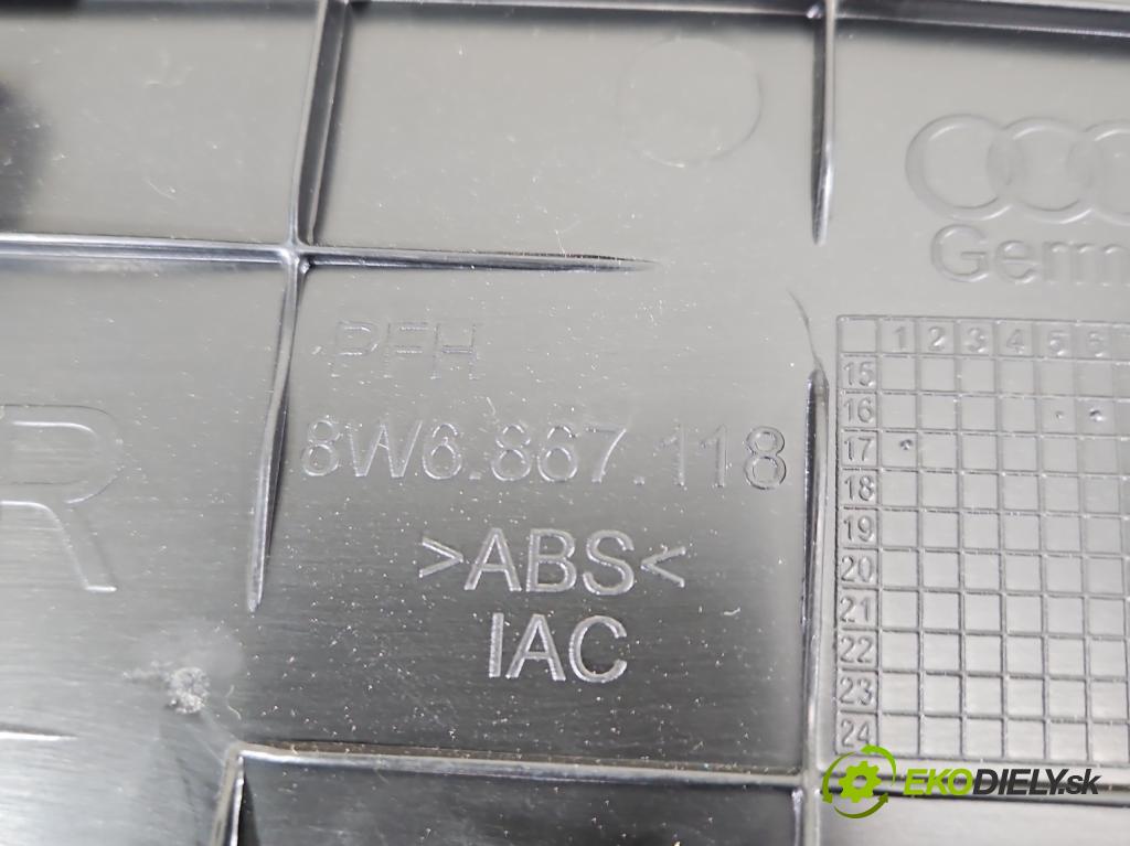 Audi A5 F5 2016-2024 2.0 TFSI 252KM automatic 185 kW 1984 cm3 2- Čalounictví: dvere predné pravé 8W6867134