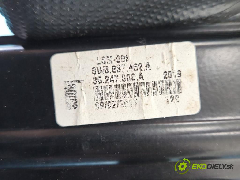 Audi A5 F5 2016-2024 2.0 TFSI 252KM automatic 185 kW 1984 cm3 2- mechanizmus okna predné pravý 8W8837462A