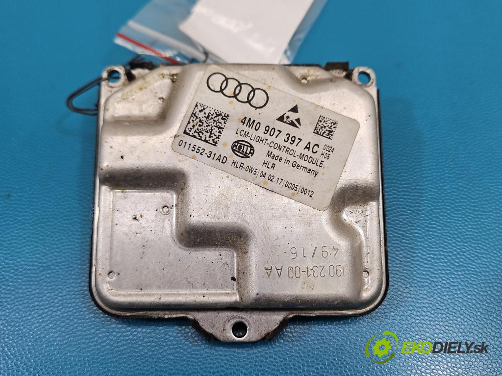 Audi A5 F5 2016-2024 2.0 TFSI 252KM automatic 185 kW 1984 cm3 2- modul lampy: 4M0907397AC