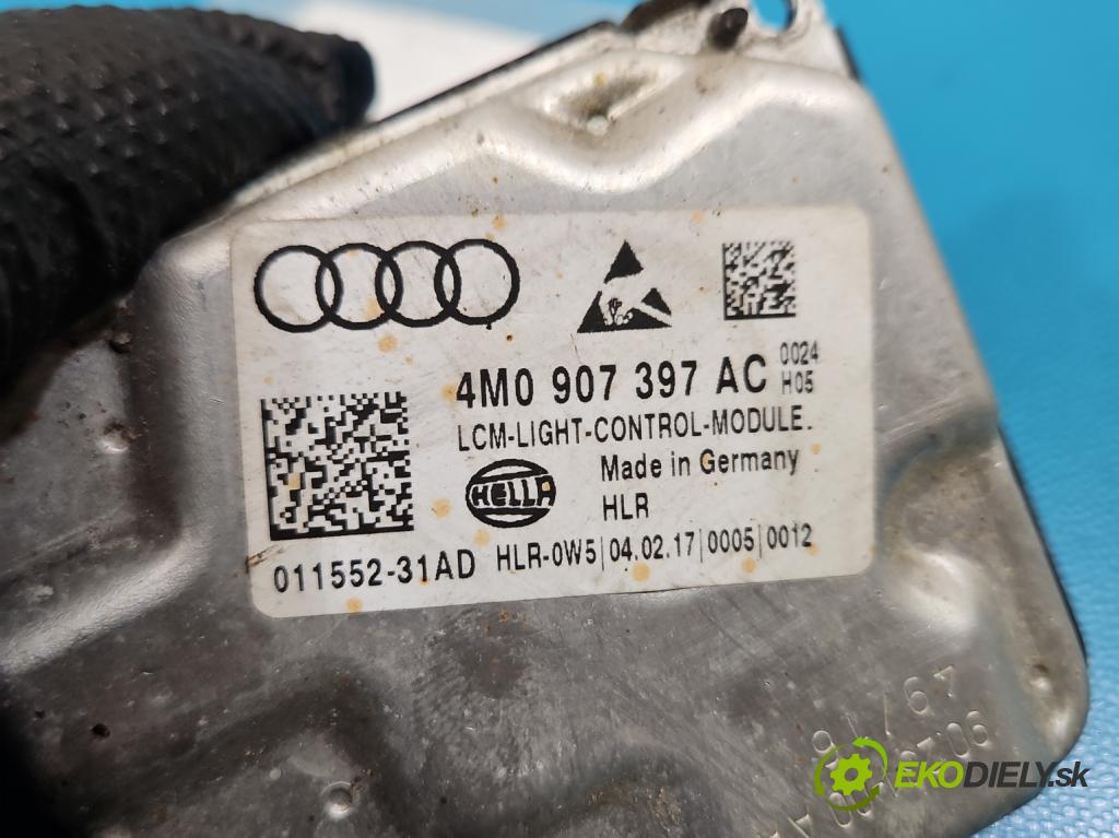 Audi A5 F5 2016-2024 2.0 TFSI 252KM automatic 185 kW 1984 cm3 2- modul lampy: 4M0907397AC
