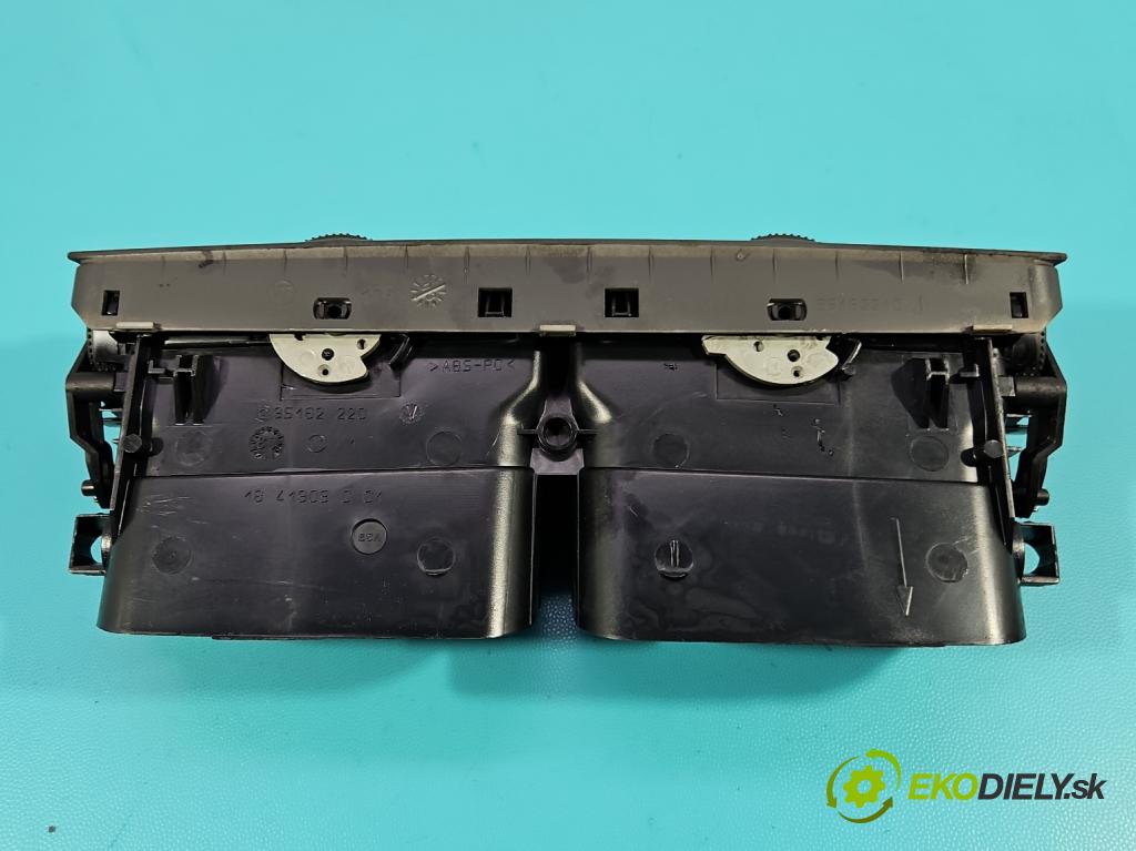 Vw Passat B5 1995-2005 1.9 tdi 131 HP automatic 96 kW 1896 cm3 5- Mřížka: kúrenia stredová 3B0819728D (Mriežka kúrenia (fukár))