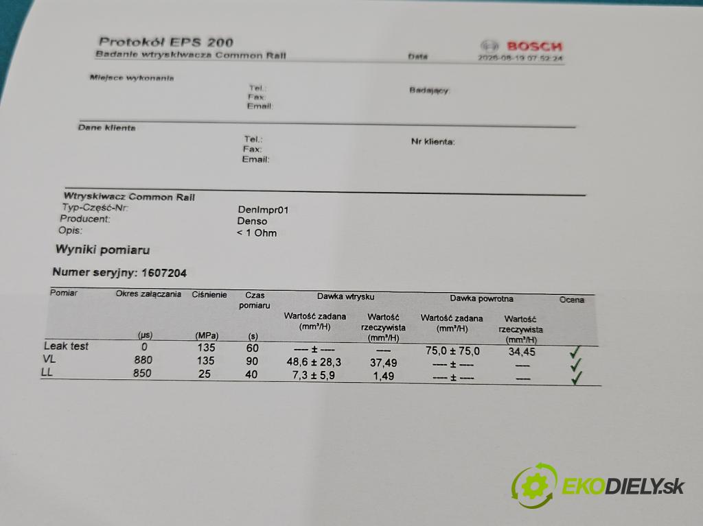 Opel Meriva A 2002-2010 1.7 cdti 101 hp manual 74 kW 1686 cm3 5- vstřikovač diesel 897313-8612