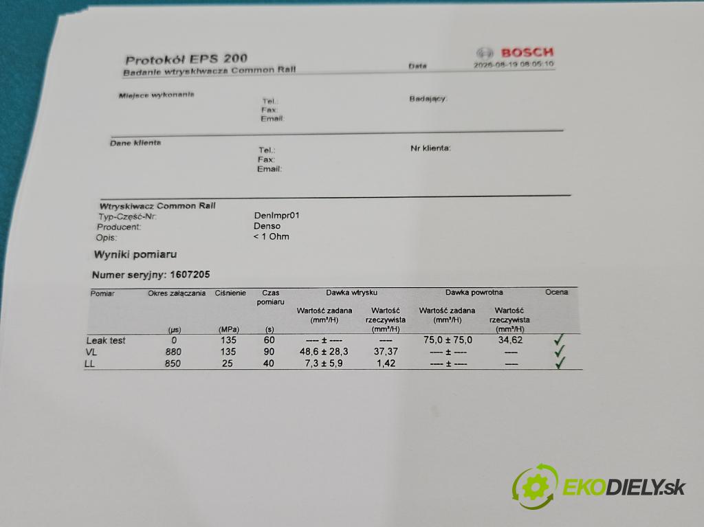 Opel Meriva A 2002-2010 1.7 cdti 101 hp manual 74 kW 1686 cm3 5- vstřikovač diesel 897313-8612