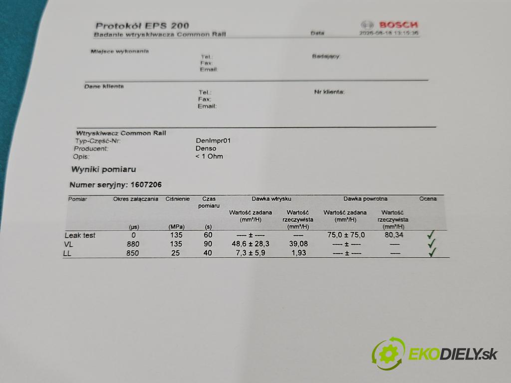 Opel Meriva A 2002-2010 1.7 cdti 101 hp manual 74 kW 1686 cm3 5- vstřikovač diesel 897313-8612