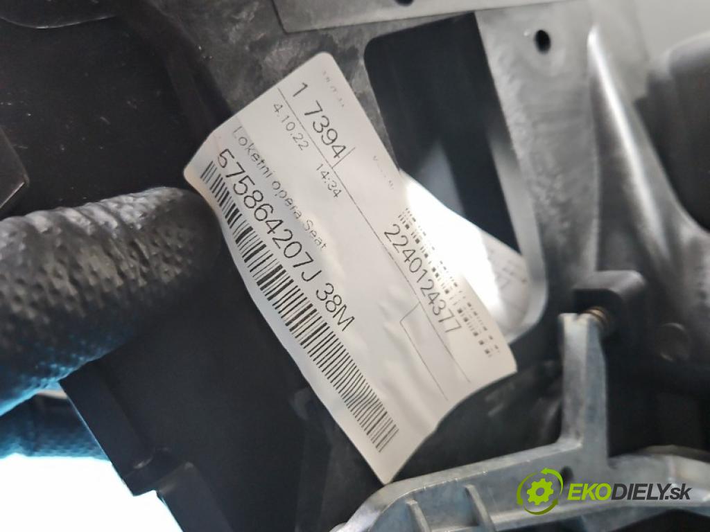 Seat Ateca 2016- 1.5 TSI 150 HP automatic 110 kW 1498 cm3 5- operadlo 575864207J (Lakťová opierka)