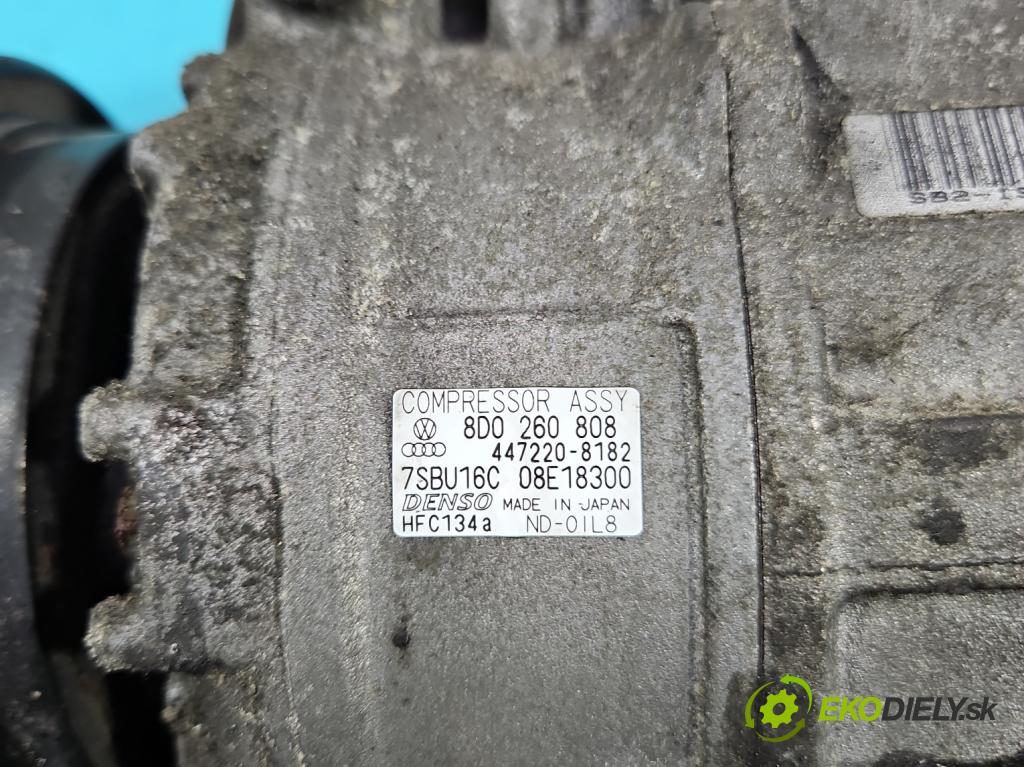 Vw Passat B5 1995-2005 1.9 tdi 131 HP automatic 96 kW 1896 cm3 5- Kompresor: klimatizácie 8D0260808 (Kompresor klimatizácie)