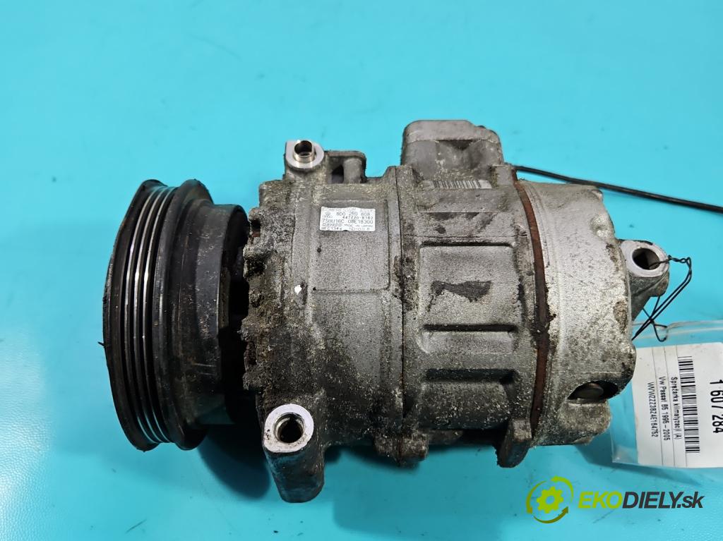 Vw Passat B5 1995-2005 1.9 tdi 131 HP automatic 96 kW 1896 cm3 5- Kompresor: klimatizácie 8D0260808 (Kompresor klimatizácie)