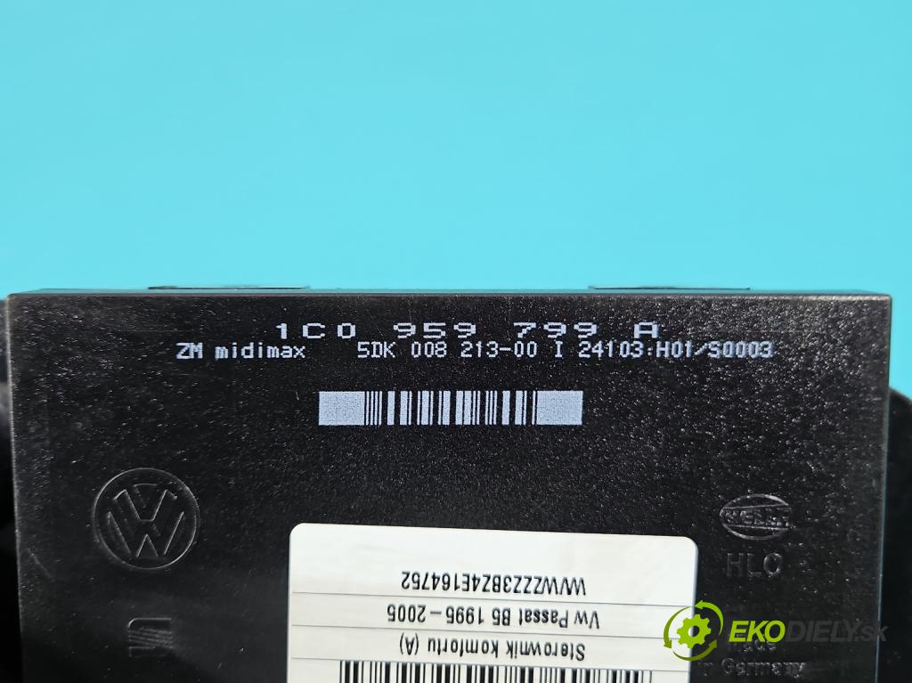 Vw Passat B5 1995-2005 1.9 tdi 131 hp automatic 96 kW 1896 cm3 5- řídící jednotka komfortu 1C0959799A