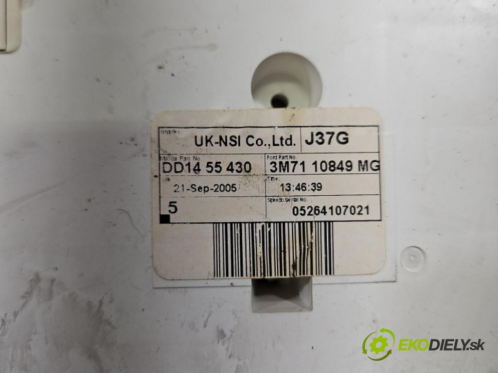 Mazda 2 I 2003-2007 1.2 16V 75 hp manual 55 kW 1242 cm3 5- řídící jednotka motoru 6S61-12A650-FC