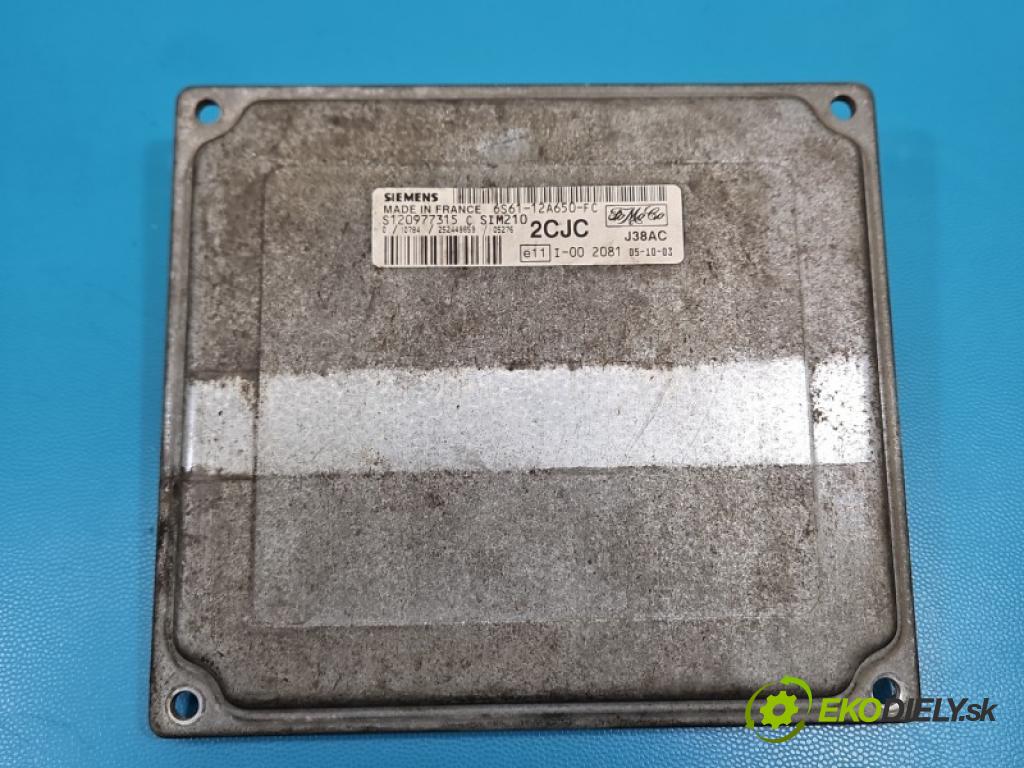 Mazda 2 I 2003-2007 1.2 16V 75 hp manual 55 kW 1242 cm3 5- řídící jednotka motoru 6S61-12A650-FC