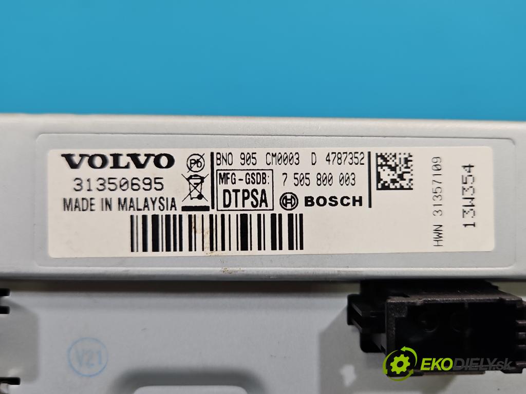 Volvo V40 II 2012-2019 1.6 T2 120 HP manual 88 kW 1596 cm3 5- Zobrazit: 31350695 (Prístrojová doska)