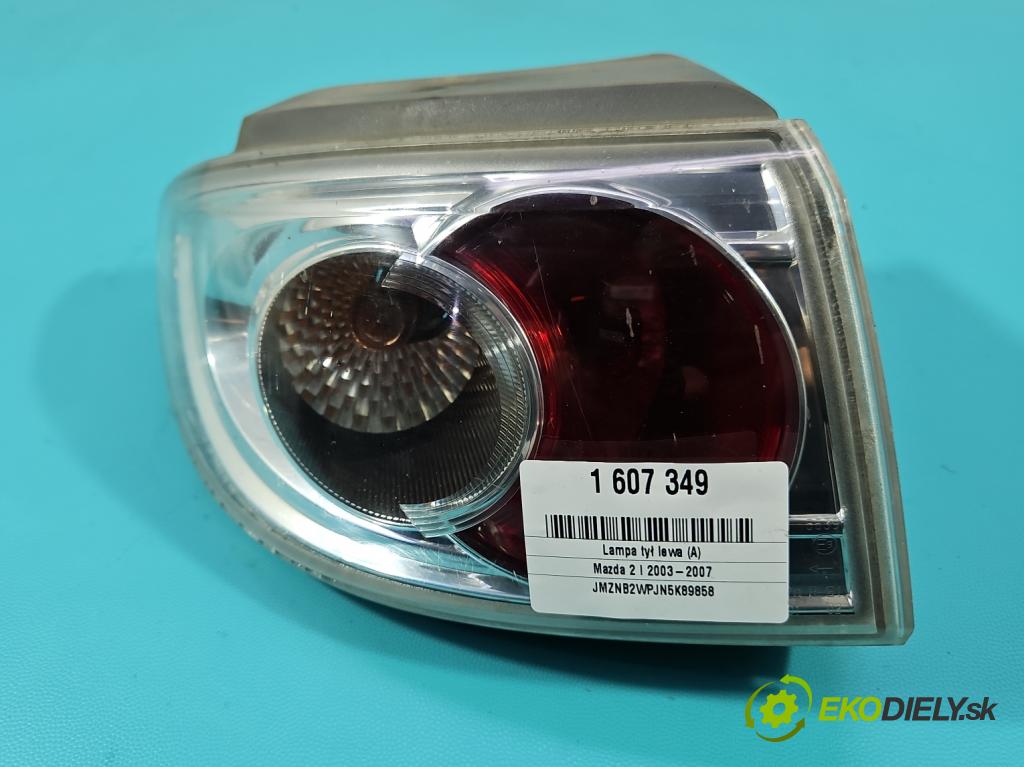 Mazda 2 I 2003-2007 1.2 16V 75 HP manual 55 kW 1242 cm3 5- svetlo / reflektor zadné ľavé  (Kľučka dverí ostatné)