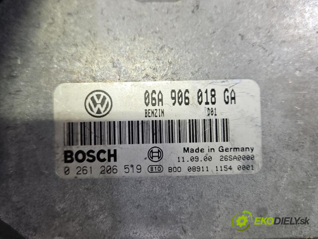 Audi A4 B5 1994-2001 1.8 T 150 hp manual 110 kW 1781 cm3 5- řídící jednotka motoru 06A906018GA
