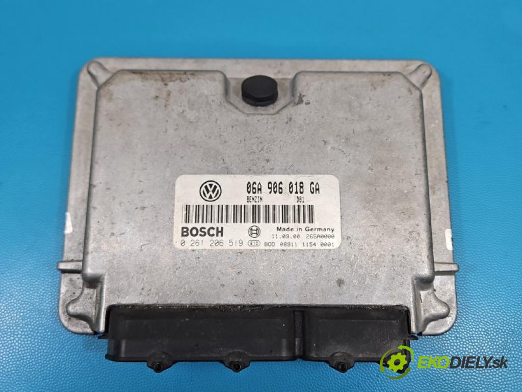 Audi A4 B5 1994-2001 1.8 T 150 hp manual 110 kW 1781 cm3 5- řídící jednotka motoru 06A906018GA
