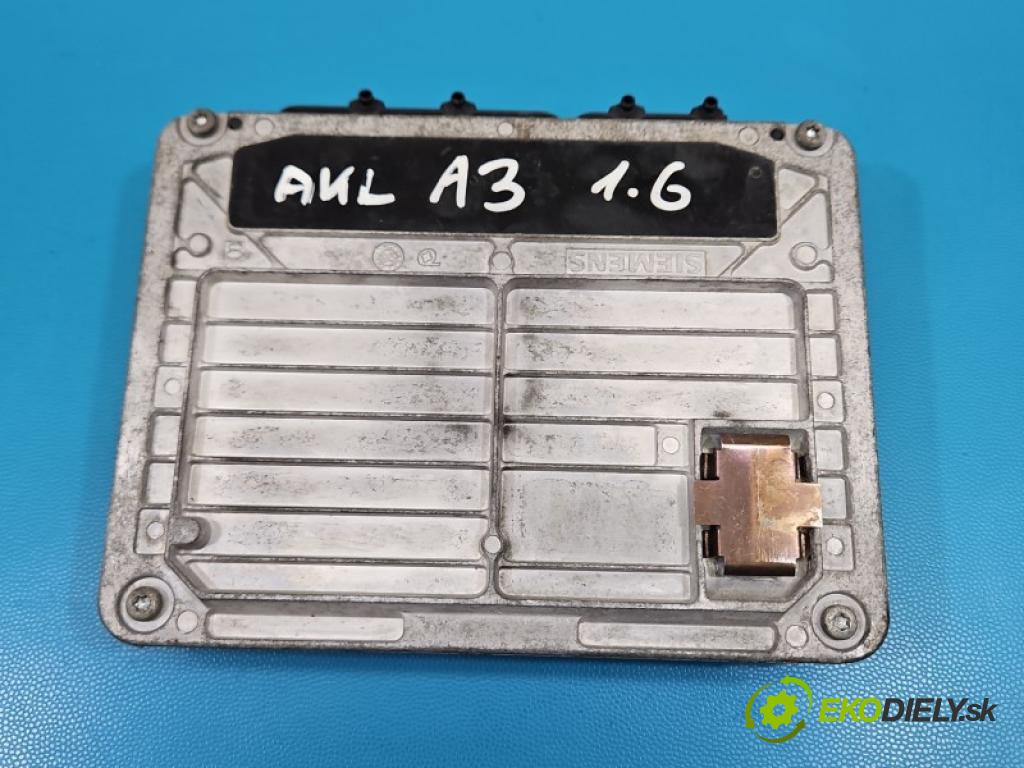 Audi A3 8L 1996-2003 1.6 SR 101 hp manual 74 kW 1595 cm3 3- řídící jednotka motoru 06A906019BG