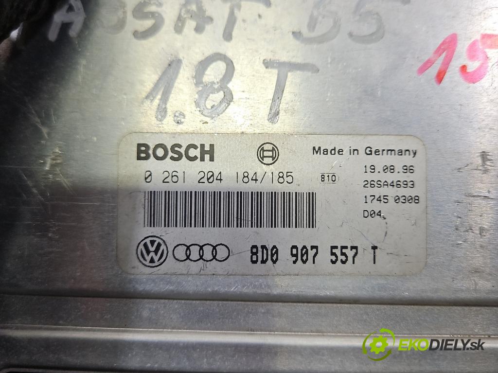 Vw Passat B5 1995-2005 1.8 T 150 hp manual 110 kW 1781 cm3 4- řídící jednotka motoru 8D0907557T