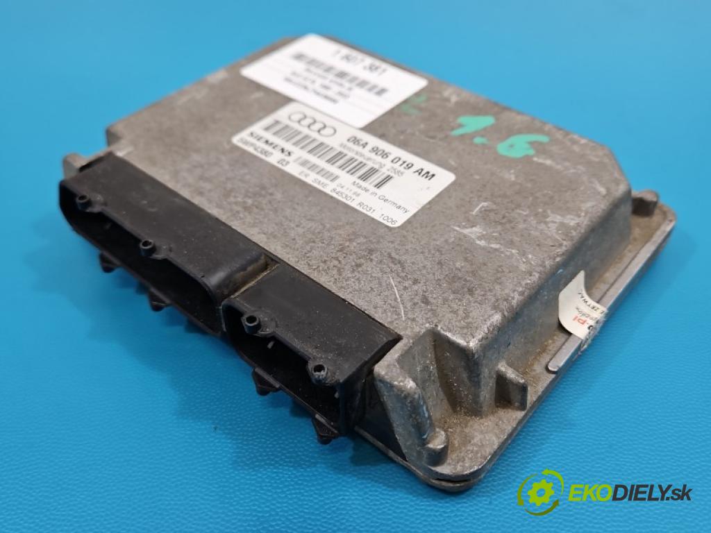 Audi A3 8L 1996-2003 1.6 SR 101 hp manual 74 kW 1595 cm3 5- řídící jednotka motoru 06A906019AM