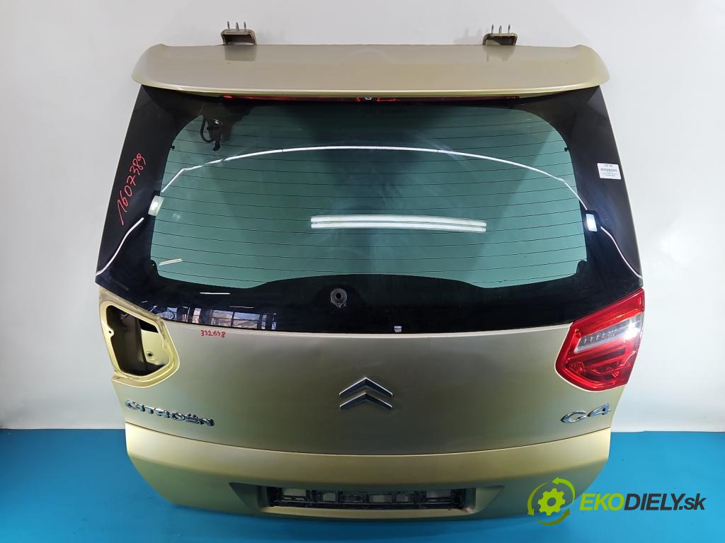 Citroen C4 Picasso I 2006-2013 1.6 hdi 109 HP manual 80 kW 1560 cm3 5- zadna kufor  (Kapota zadná (kufor))