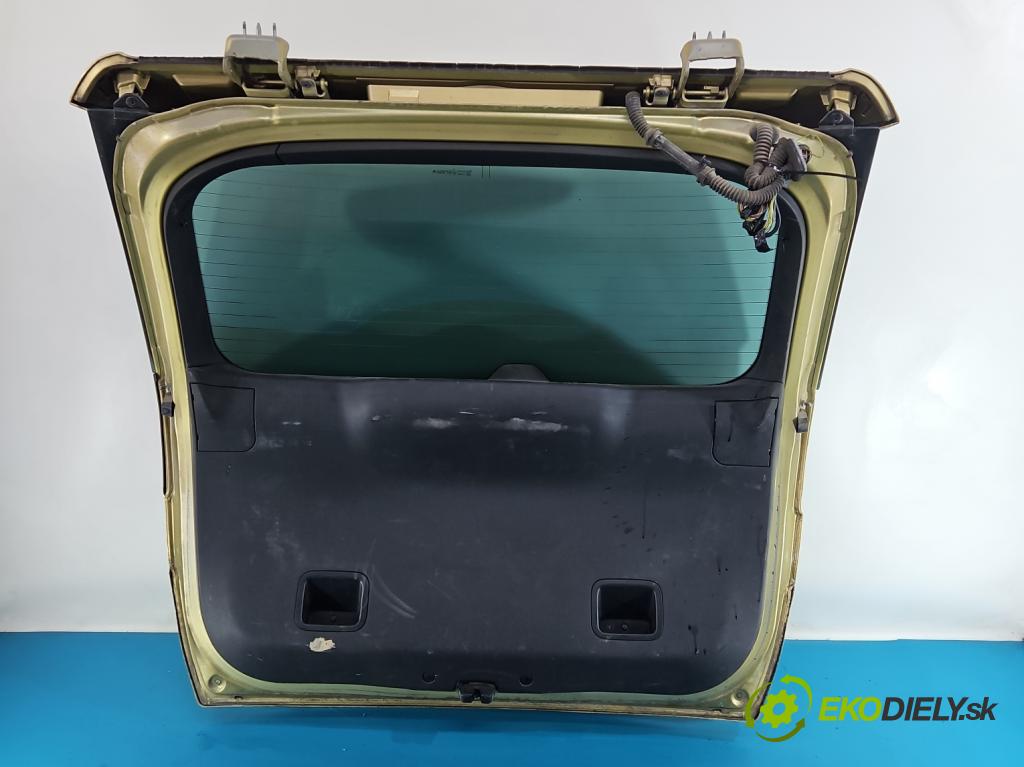 Citroen C4 Picasso I 2006-2013 1.6 hdi 109 HP manual 80 kW 1560 cm3 5- zadna kufor  (Kapota zadná (kufor))