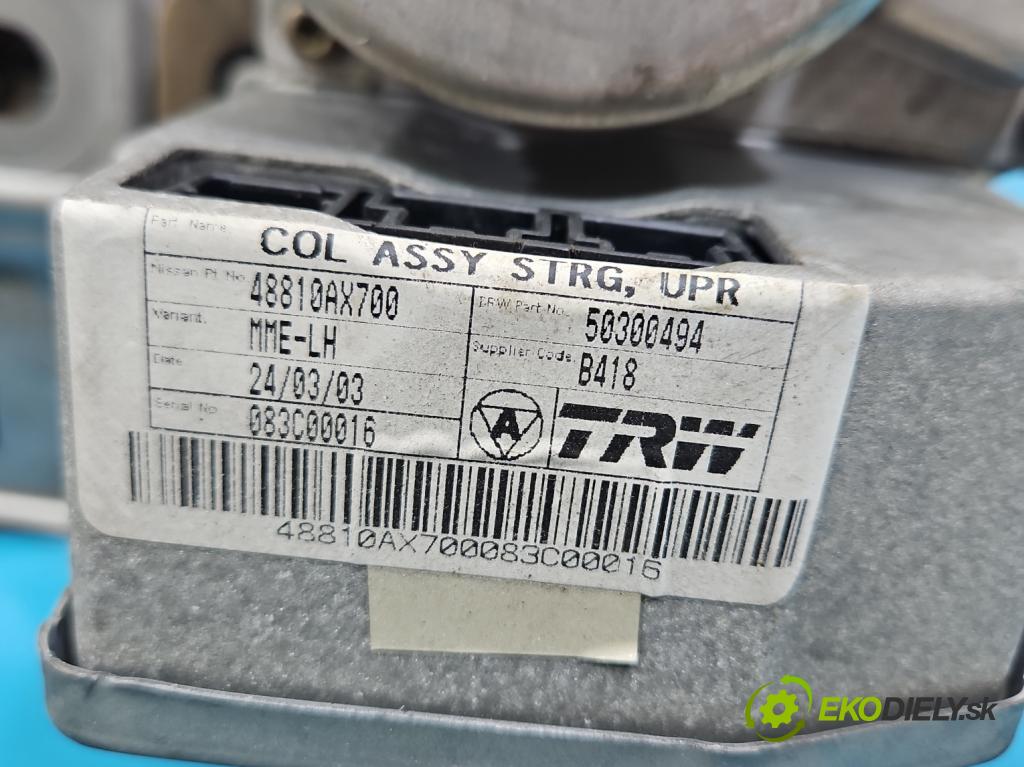 Nissan Micra K12 2003-2010 1.2 16V 65 hp manual 48 kW 1240 cm3 3- čerpadlo posilovač 48810AX700 (Servočerpadlo)