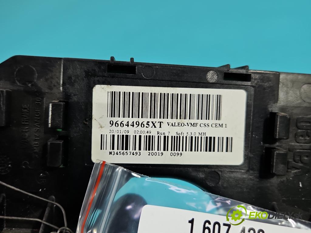 Citroen C4 Picasso I 2006-2013 1.6 hdi 109 HP manual 80 kW 1560 cm3 5- prepínač komplex: 96644965XT (Prepínacie páčky pod volantom)