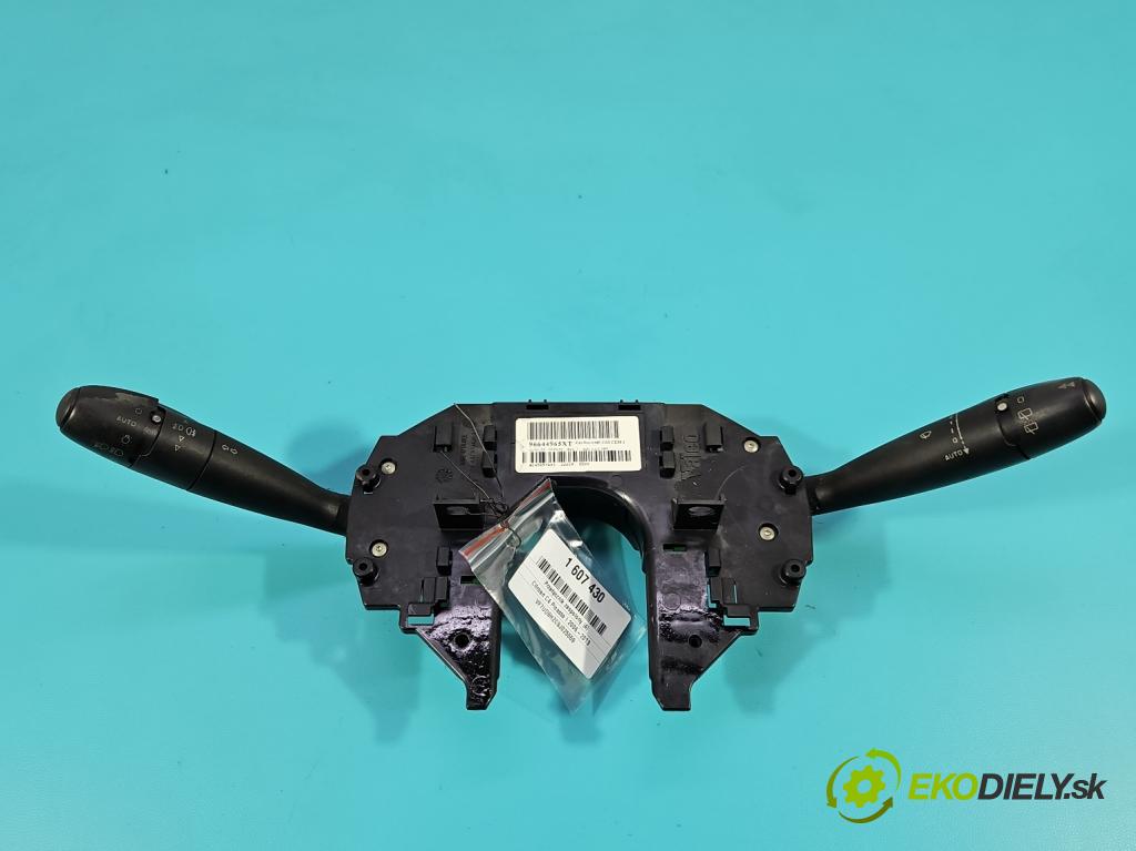 Citroen C4 Picasso I 2006-2013 1.6 hdi 109 hp manual 80 kW 1560 cm3 5- Přepínač sdružený 96644965XT (Páčky pod volantem)