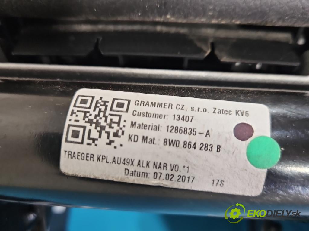 Audi A5 F5 2016-2024 2.0 TFSI 252KM automatic 185 kW 1984 cm3 2- operadlo 8W0864283B (Lakťová opierka)