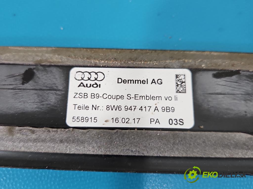 Audi A5 F5 2016-2024 2.0 TFSI 252KM automatic 185 kW 1984 cm3 2- lišta ozdobná vnitŕní: 8W6947417A