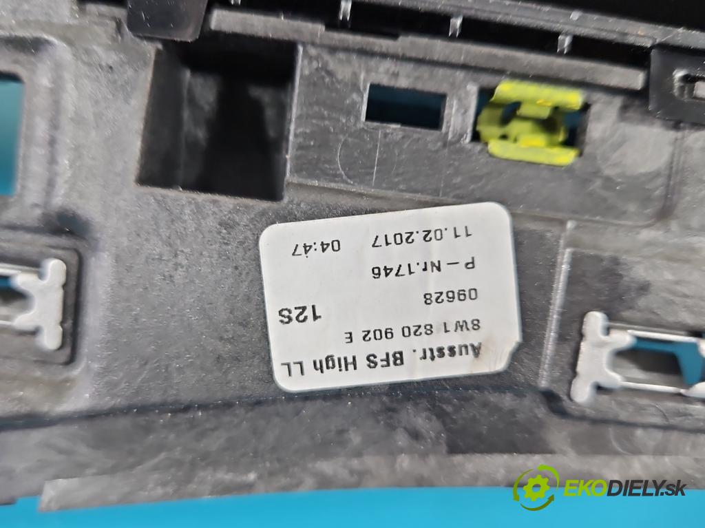 Audi A5 F5 2016-2024 2.0 TFSI 252KM automatic 185 kW 1984 cm3 2- Mřížka: kúrenia stredová 8W1820902 (Mriežka kúrenia (fukár))