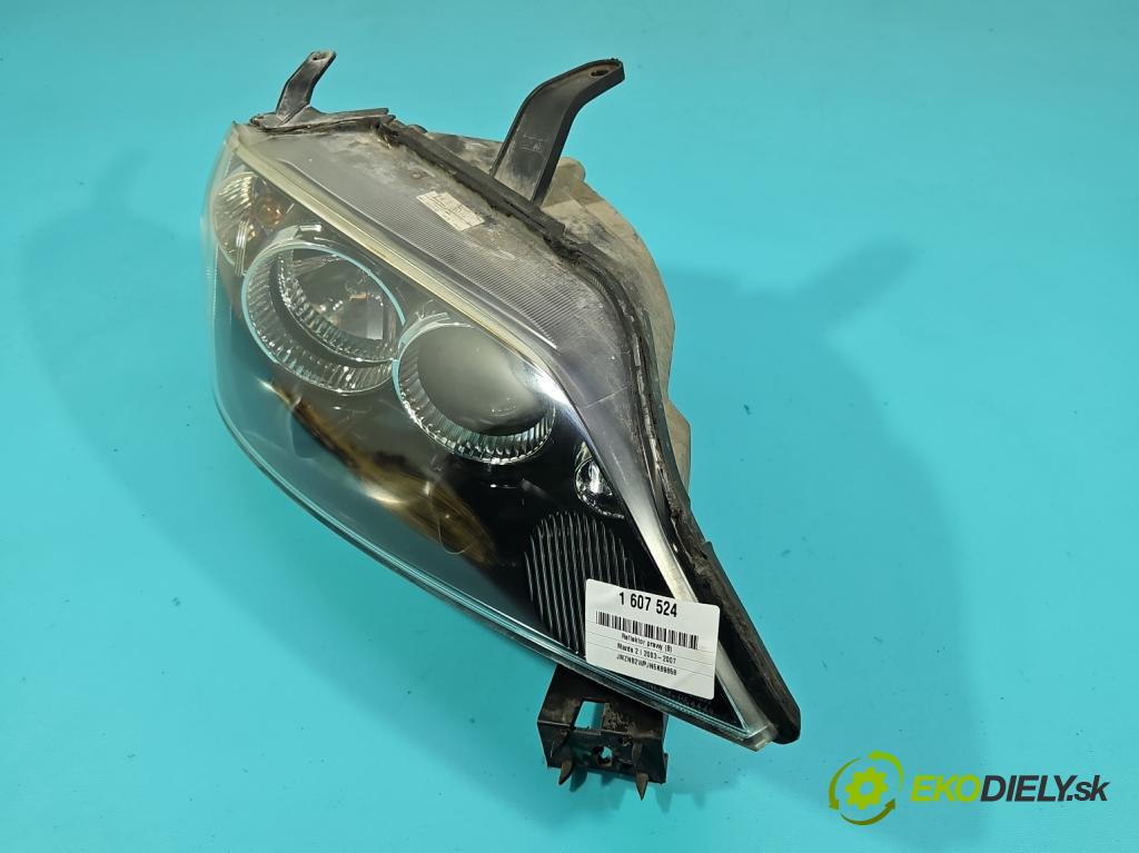 Mazda 2 I 2003-2007 1.2 16V 75 HP manual 55 kW 1242 cm3 5- Reflektor: pravý 6M71-13W029-BD (Svetlo predné pravé)