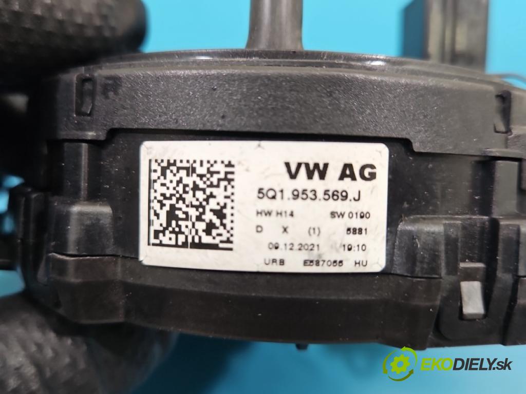 Skoda Superb III 2015-2024 1.5 TSI 150 hp automatic 110 kW 1498 cm3 5- Páska: airbag 5Q1953569J (Airbag)