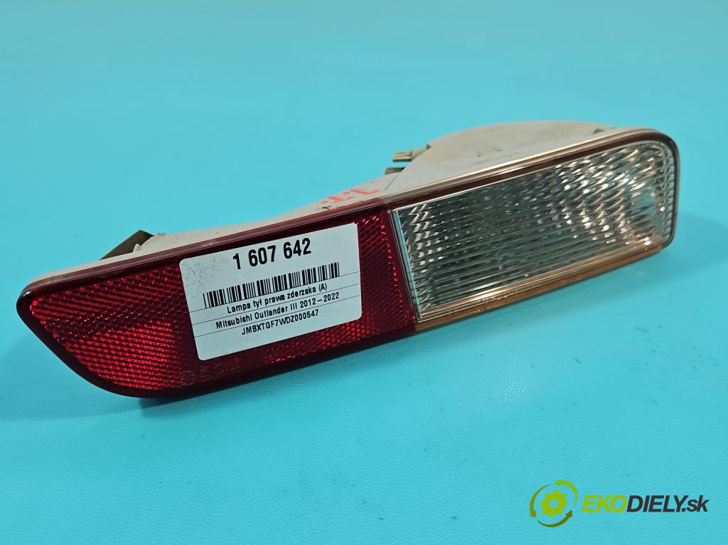 Mitsubishi Outlander III 2012-2022 2.0 16V 150 HP automatic 110 kW 1998 cm3 5- svetlo / reflektor zadné pravé nárazník 1149-224R