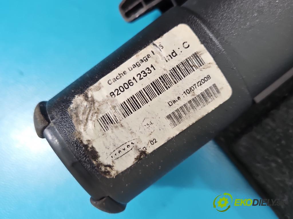 Renault Clio III 2005-2012 1.2 TCE: 101 HP manual 74 kW 1149 cm3 5- roleta 8200612331 (Roleta kufra)