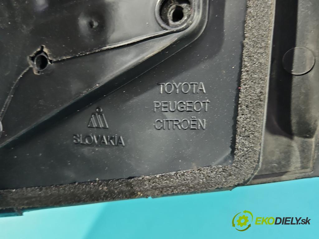 Citroen C1 I 2005-2014 1.0 12V 68 HP manual 50 kW 998 cm3 3- zrkadlo pravé  (Kľučka dverí ostatné)