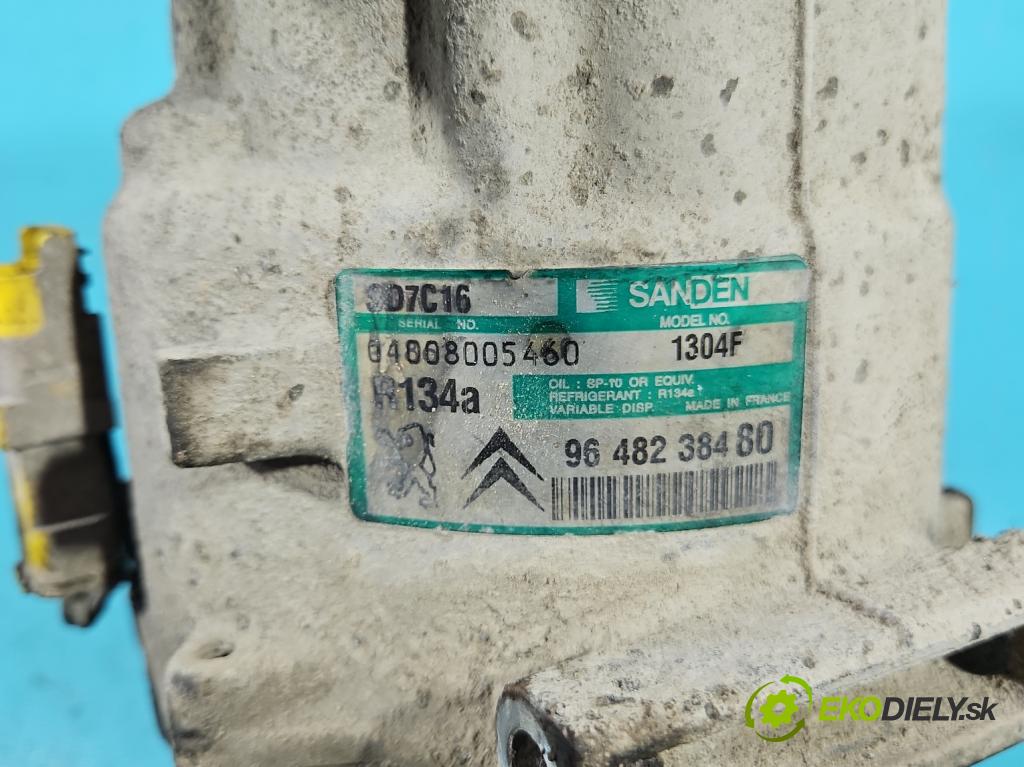 Citroen C4 Picasso I 2006-2013 1.6 hdi 109 HP manual 80 kW 1560 cm3 5- Kompresor: klimatizácie 9648238480 (Kompresor klimatizácie)