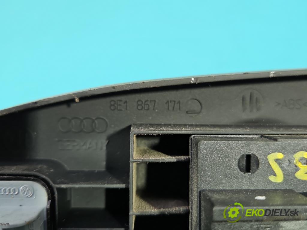 Audi A4 B6 2000-2004 2.0 20V 131 HP manual 96 kW 1984 cm3 4- prepínač okien spätných zrkadiel 8Z0959851C