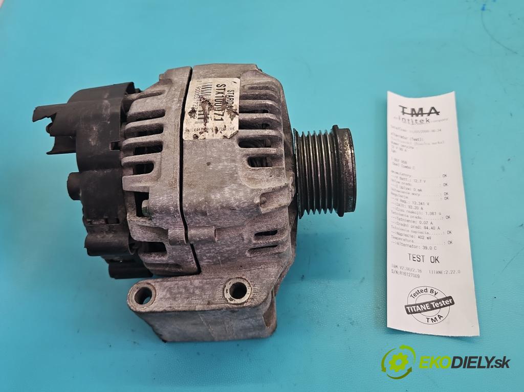 Opel Combo C 2001-2011 1.3 cdti 69KM manual 51 kW 1248 cm3 5- Alternator  (Alternátor)