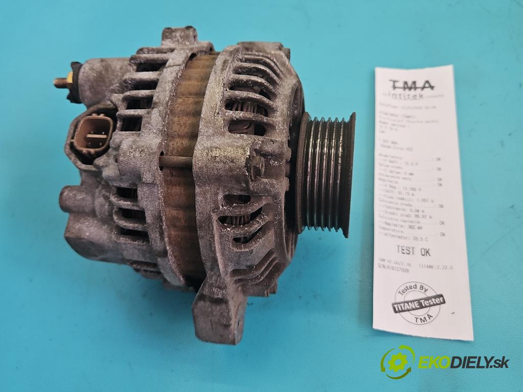 Honda Civic VII 2000-2006 1.4 16V 90 hp manual 66 kW 1396 cm3 5- Alternator  (Alternátor)