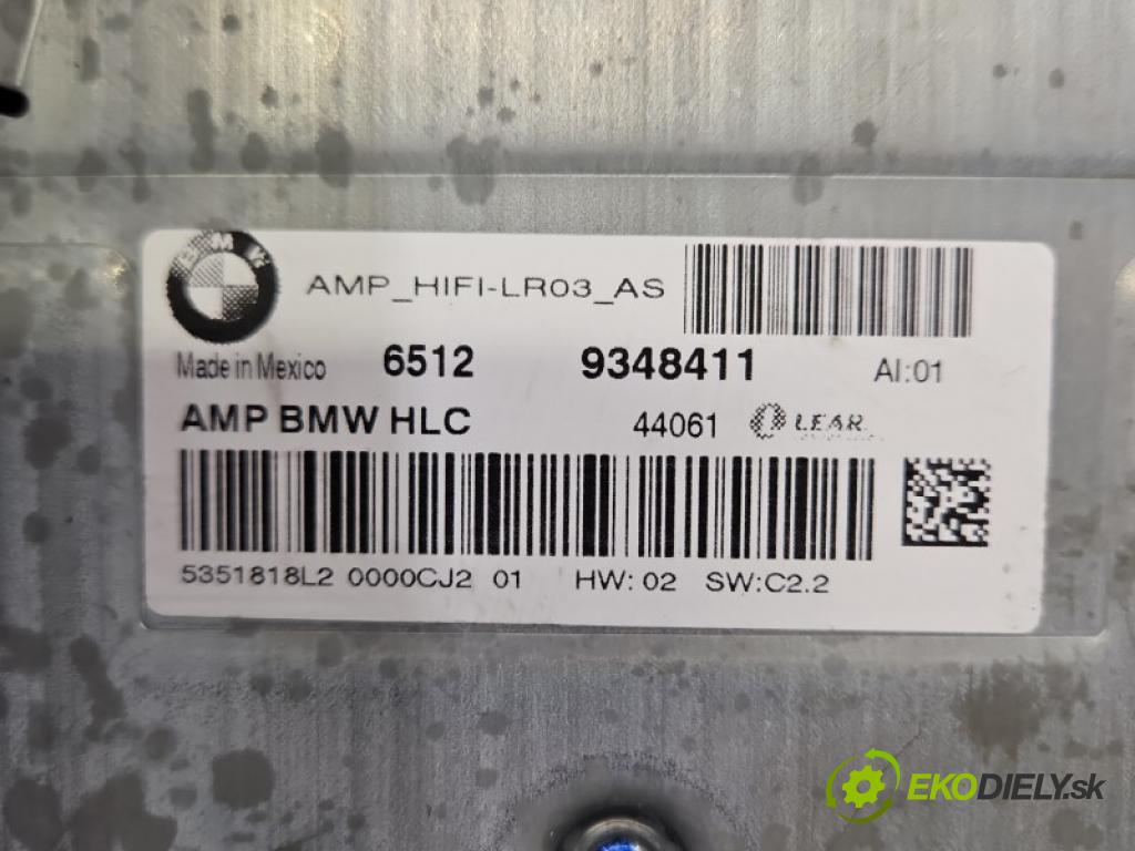 Bmw X3 F25 2010-2017 2.0 T 245KM automatic 180 kW 1997 cm3 5- Zesilovač: 9348411 (Zosilňovač)