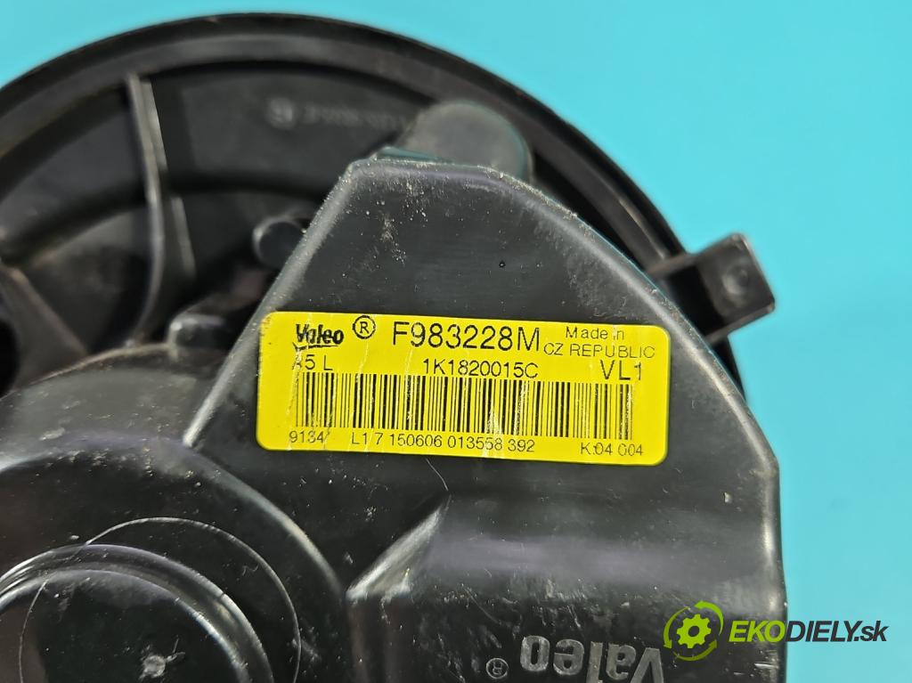 Audi A3 8P 2003-2012 1.9 tdi 105 HP manual 77 kW 1896 cm3 5- ventilátor vzduchu 1K1820015C