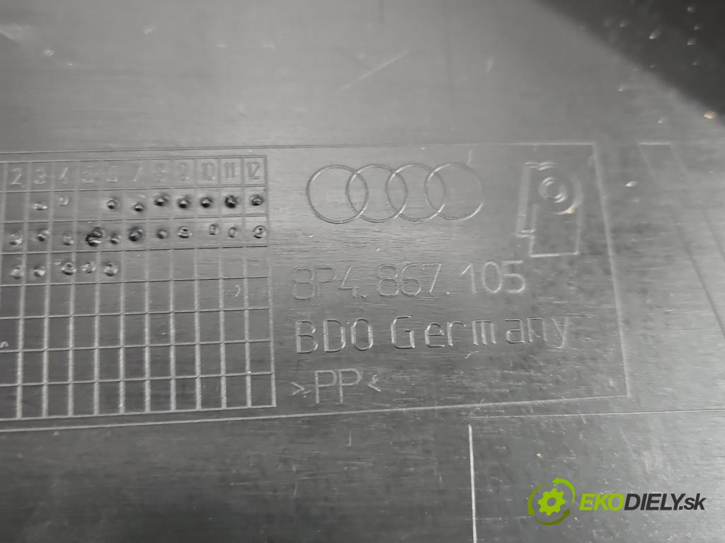 Audi A3 8P 2003-2012 1.9 tdi 105 HP manual 77 kW 1896 cm3 5- Čalounictví: dvere predné ľavé 8P4867105
