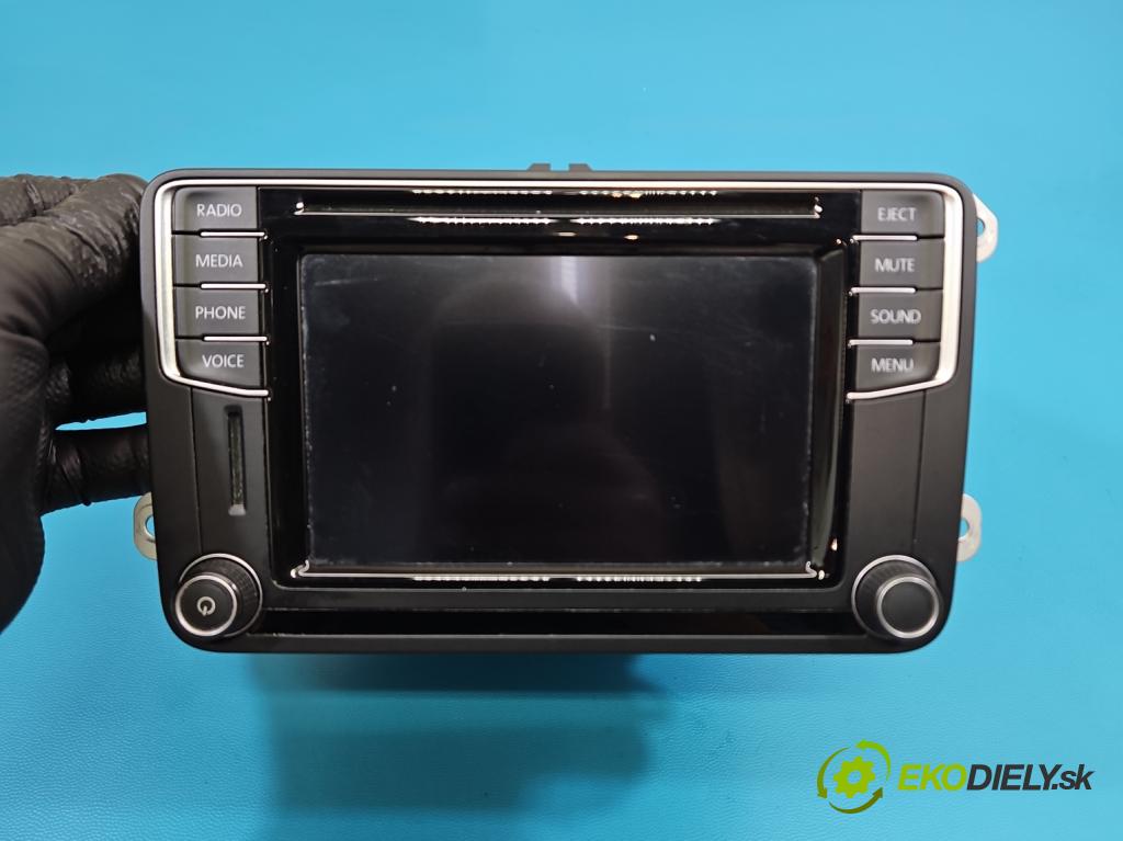 Vw Jetta VI 2010-2018 2.0 tdi 110 hp manual 81 kW 1968 cm3 4- Radio továrna: 5K7035200D