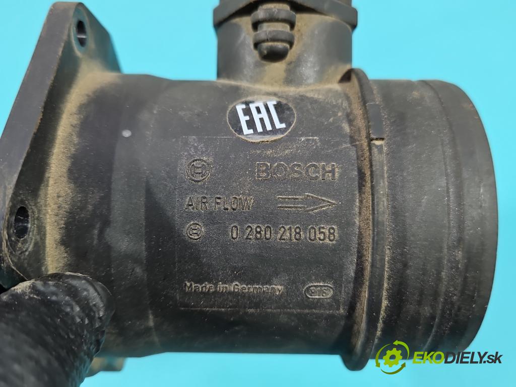 Audi A4 B6 2000-2004 2.0 20V 131 HP manual 96 kW 1984 cm3 4- průtokoměr: 0280218058 (Váha vzduchu)