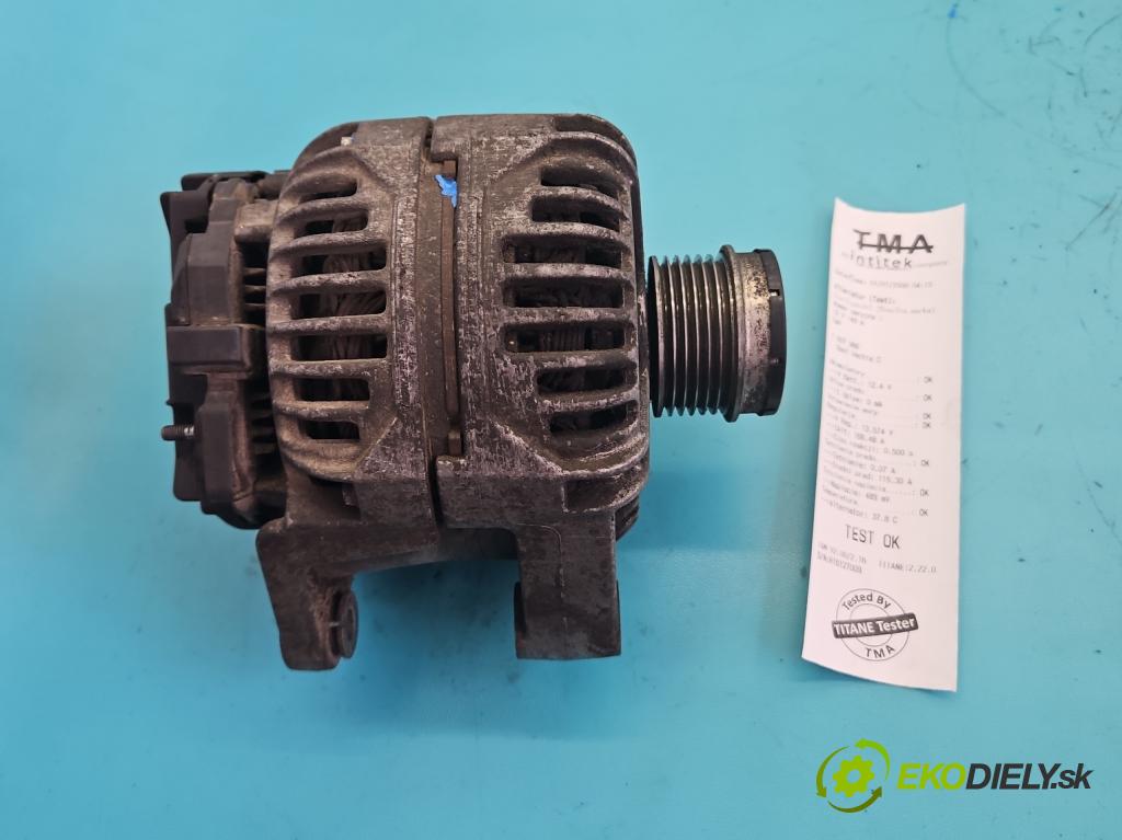 Opel Vectra C 2002-2008 2.2 dti 125 HP manual 92 kW 2172 cm3 5- Alternator 0124525030 (Alternátor)
