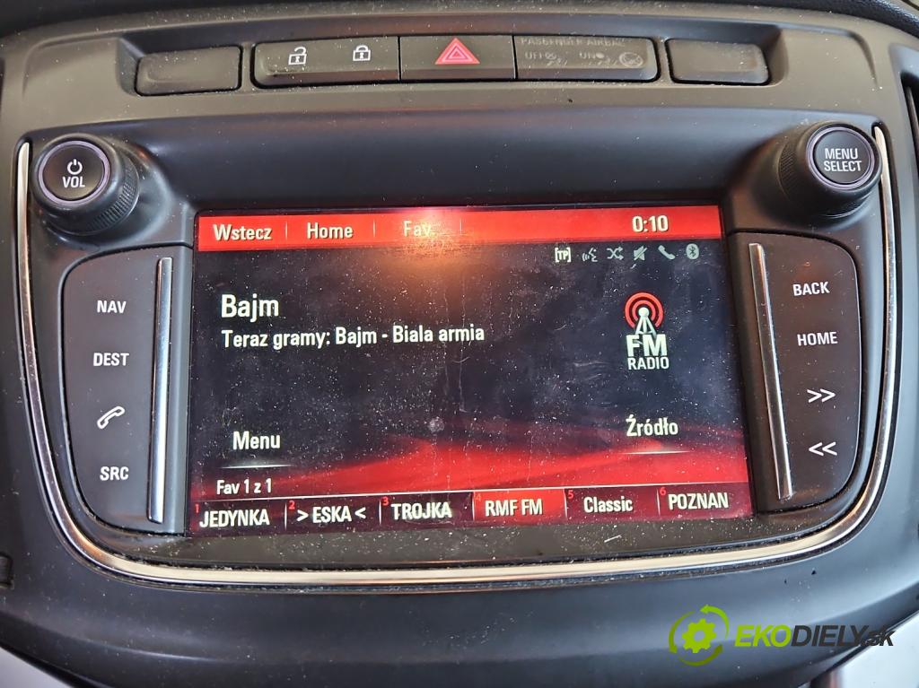 Opel Zafira C 2012-2019 Tourer 2.0 cdti B20DTH: 170 HP manual 125 kW 1956 cm3 5- Radio originál 39107985