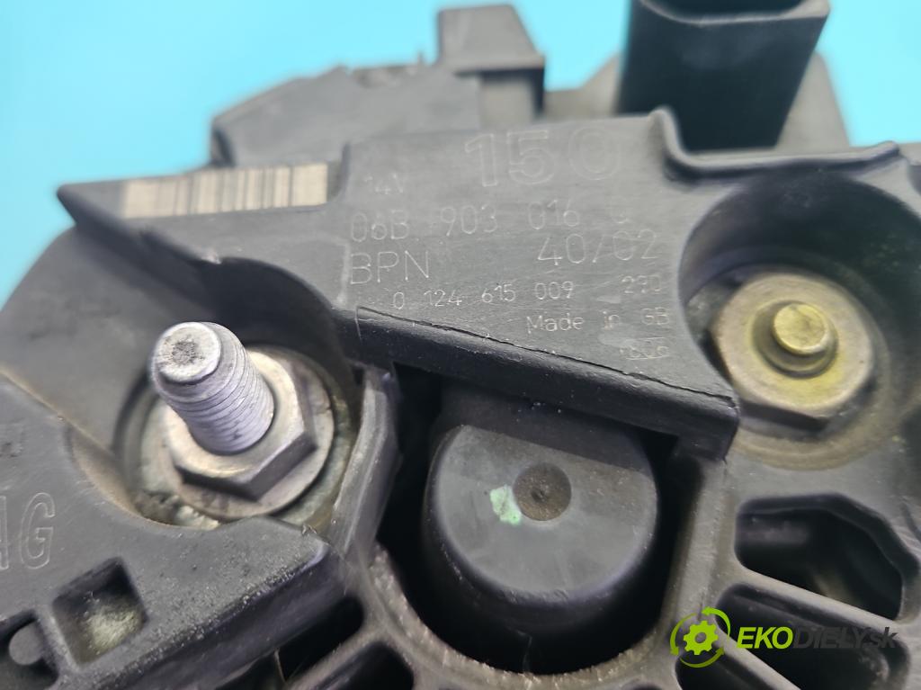 Audi A4 B6 2000-2004 2.0 20V 131 hp manual 96 kW 1984 cm3 4- Alternator 06B9030160 (Alternátor)