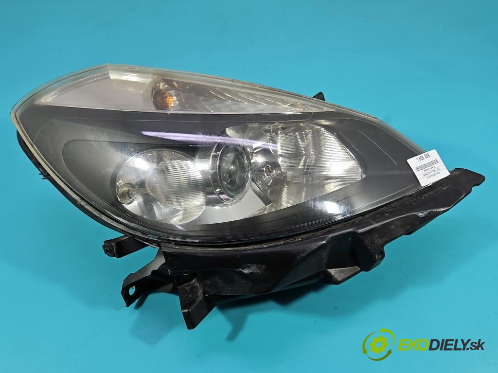 Renault Clio III 2005-2012 1.2 TCE: 101 HP manual 74 kW 1149 cm3 5- Reflektor: pravý 8200865604 (Svetlo predné pravé)