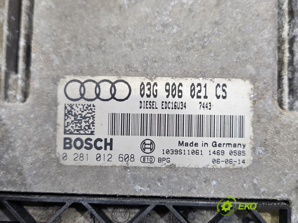 Audi A3 8P 2003-2012 1.9 tdi 105 HP manual 77 kW 1896 cm3 5- riadiaca jednotka motora 03G906021CS