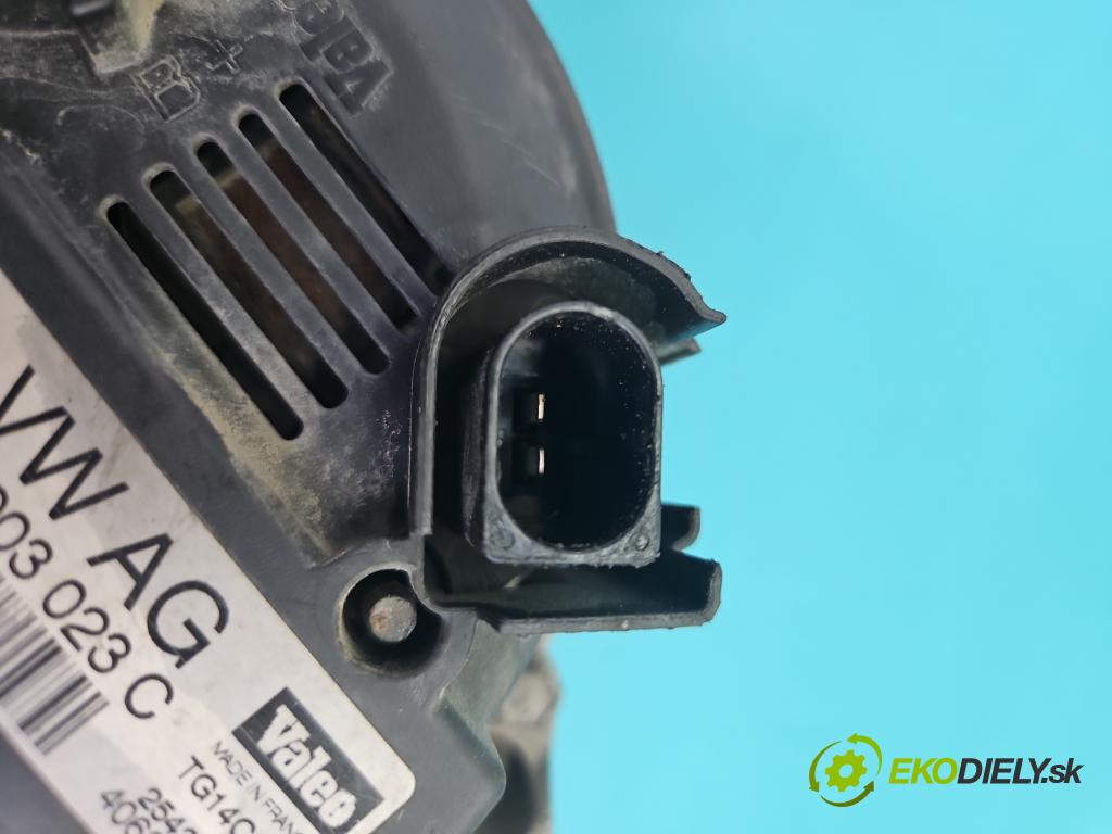Audi A3 8P 2003-2012 1.9 tdi 105 hp manual 77 kW 1896 cm3 5- Alternator 06F903023C (Alternátor)